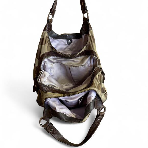 Coach Madison Brown Signature Shoulder Bag - Picture 5 of 8